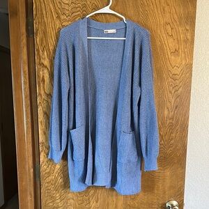 Women's Blue Sweater Cardigan